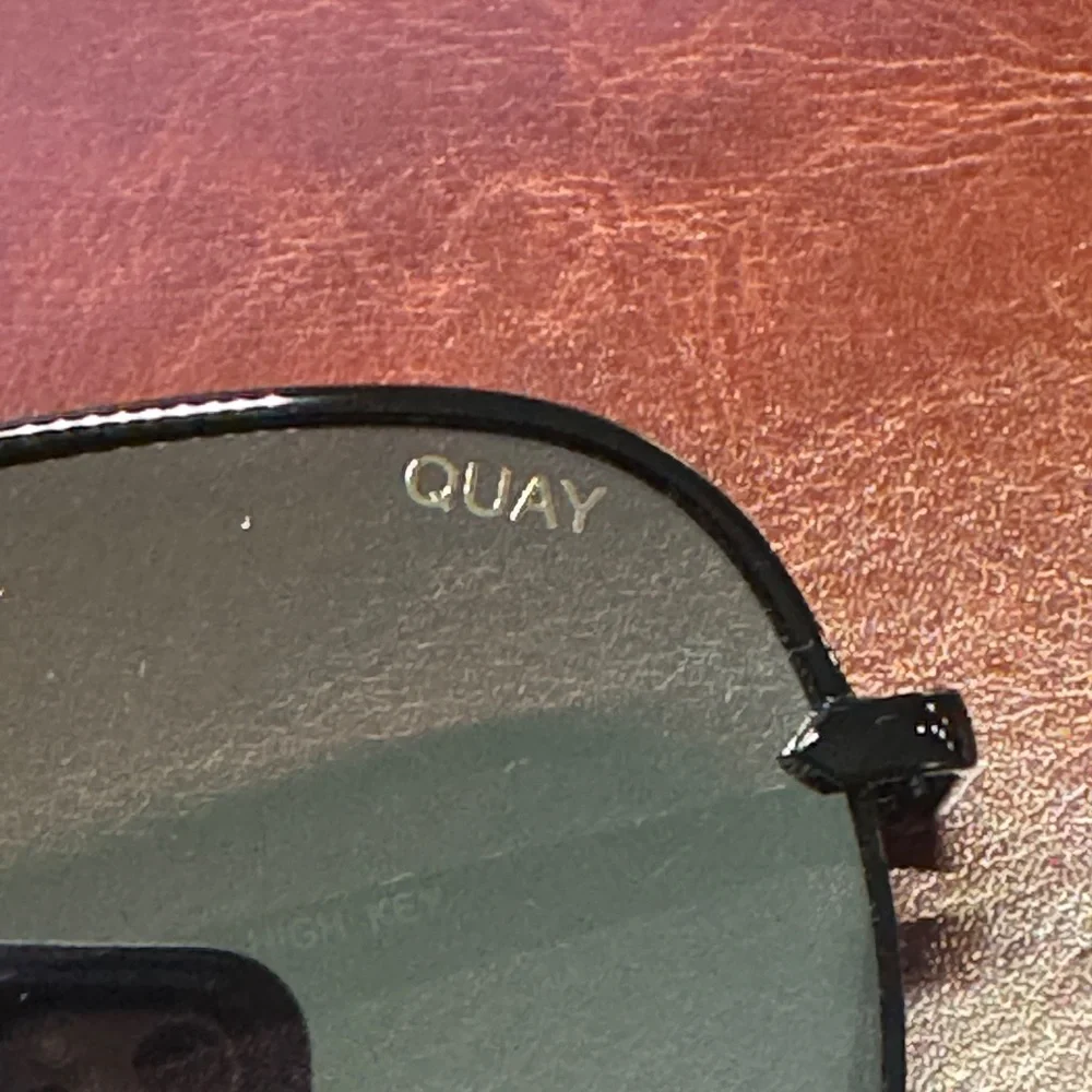 Quay X Desi Perkins Black Aviator Sunglasses - Picture 4 of 6